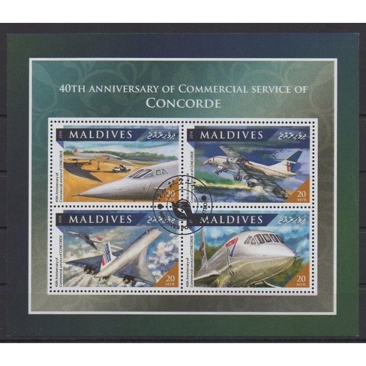 Acheter cette série de timbres des Maldives de l'année 2016 (No 5550/5553). - Oblitéré