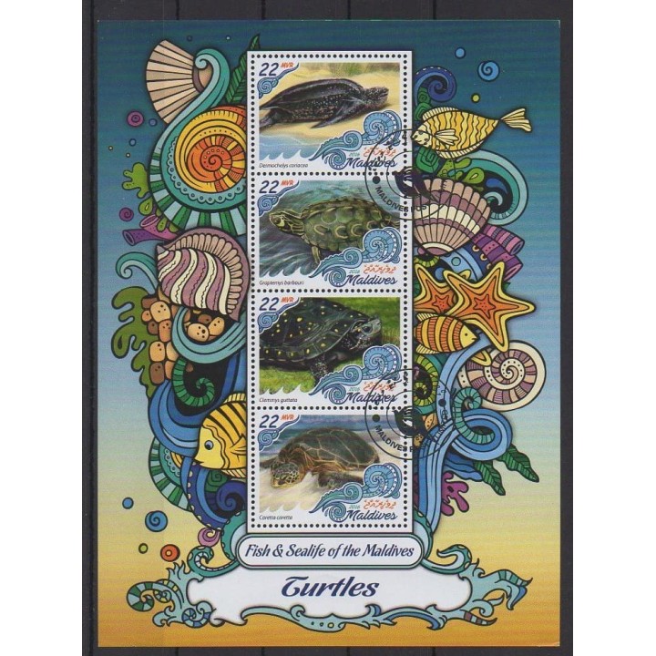 Acheter cette série de timbres des Maldives de l'année 2016 (No 5476/5479). - Oblitéré