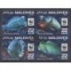 Maldives - 2016 - Nb 5132/5135 - Sea life - Endangered species - WWF - Used