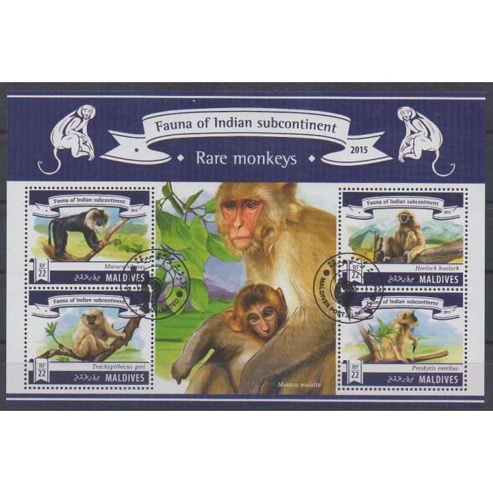 Acheter cette série de timbres des Maldives de l'année 2015 (No 4717/4720). - Oblitéré
