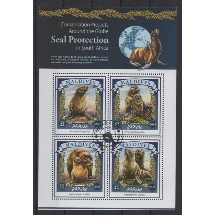 Buy this set of stamps of Maldives of the year 2015 (Nb 4889/4892). - Used