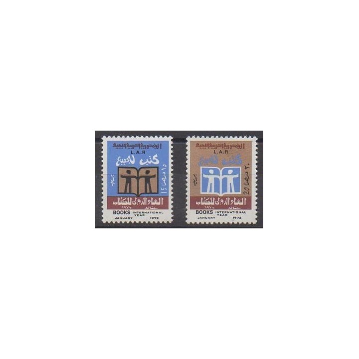 Acheter cette série de timbres de Libye de l'année 1972 (No 417/418).