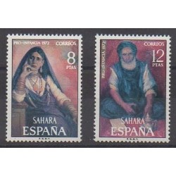 Spanish Sahara - 1972 - Nb 291/292 - Paintings