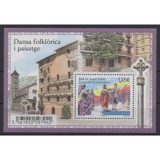 Acheter ce feuillet d'Andorre français de l'année 2014 (No F757).