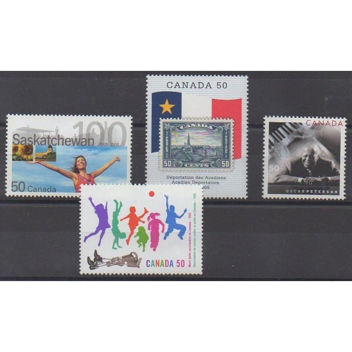 Acheter cette série de timbres du Canada de l'année 2005 (No 2172/2175).