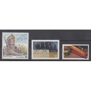 Acheter cette série de timbres du Canada de l'année 2007 (No 2304/2306).