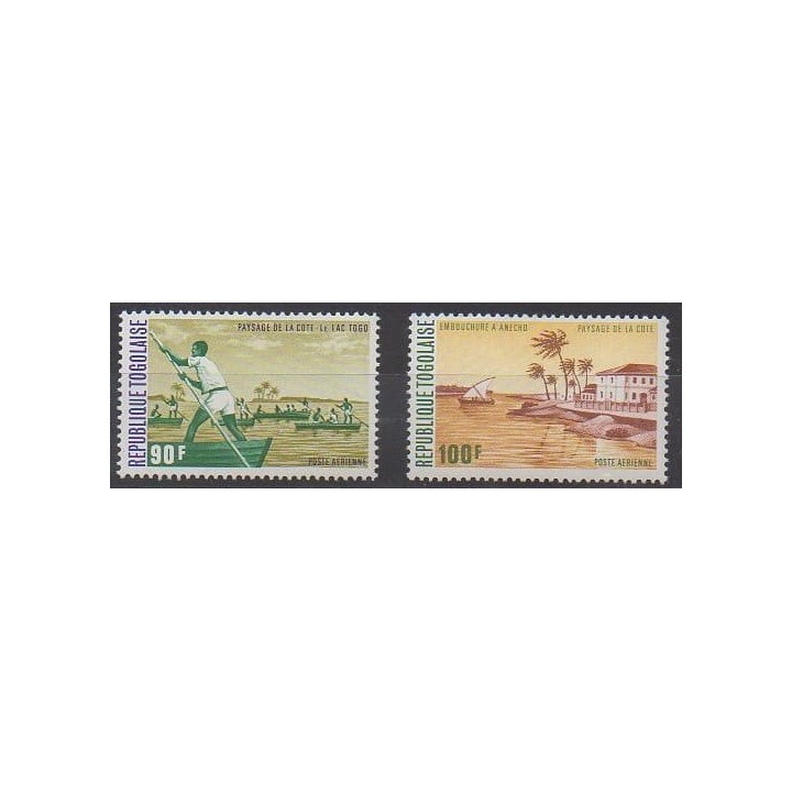 Acheter ces timbres du Togo de l'année 1974 (No PA222/PA223).