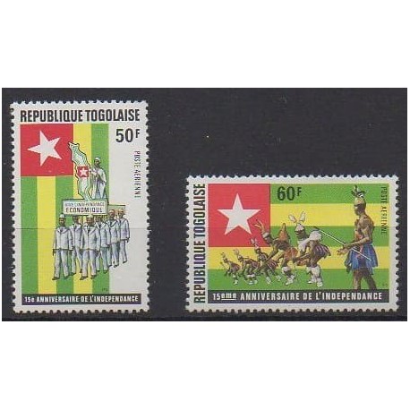 Togo - 1975 - Nb PA250/PA251 - Various Historics Themes