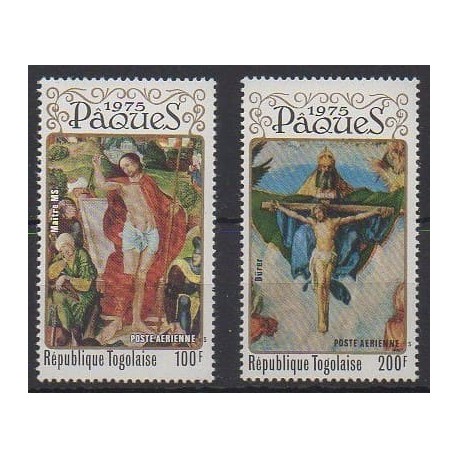 Togo - 1975 - Nb PA248/PA249 - Easter - Paintings