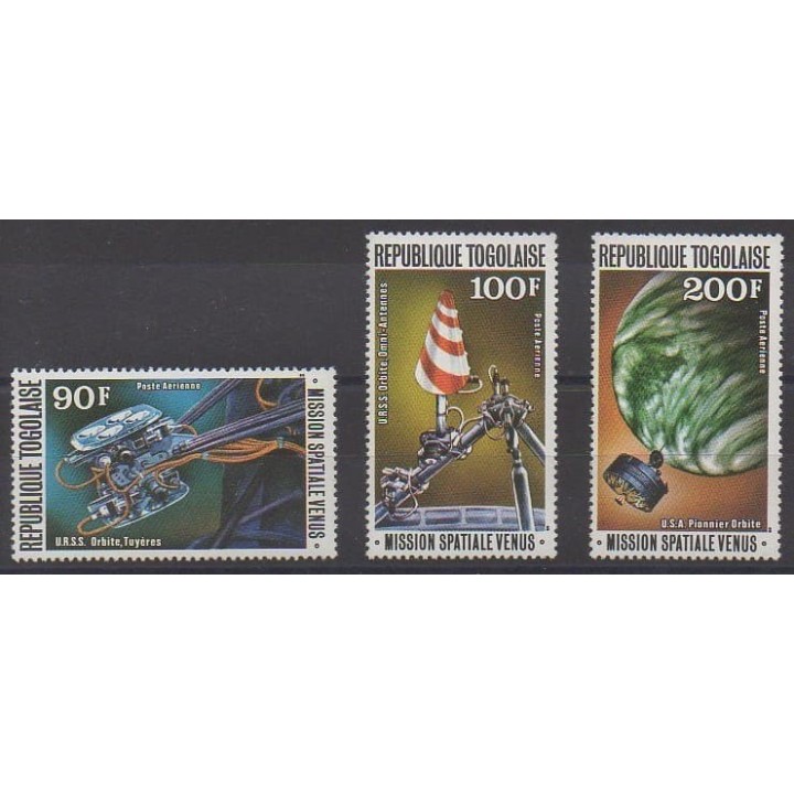 Acheter ces timbres du Togo de l'année 1978 (No PA345/PA347).