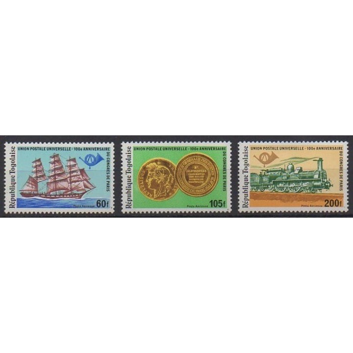 Acheter ces timbres du Togo de l'année 1978 (No PA367/PA369).