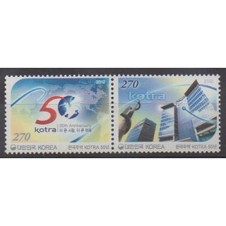 Acheter cette série de timbres de Corée du Sud de l'année 2012 (No 2675/2676).