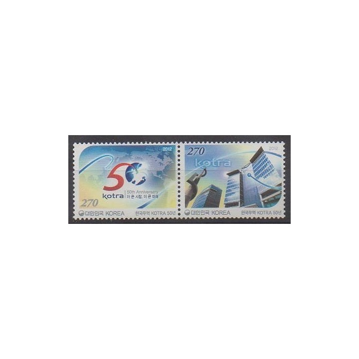 Acheter cette série de timbres de Corée du Sud de l'année 2012 (No 2675/2676).