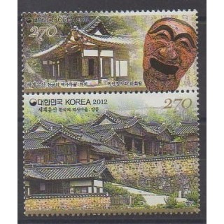 Buy this set of stamps of South Korea of the year 2012 (Nb 2683/2684).