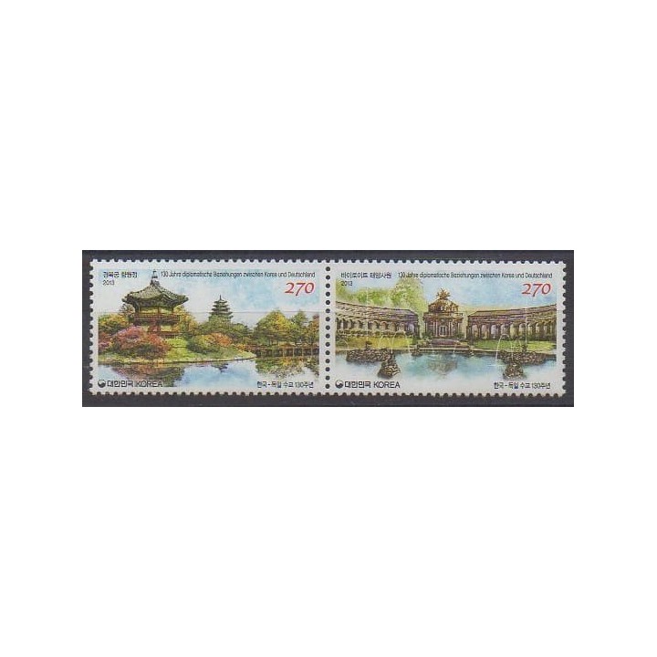 Acheter cette série de timbres de Corée du Sud de l'année 2013 (No 2725/2726).