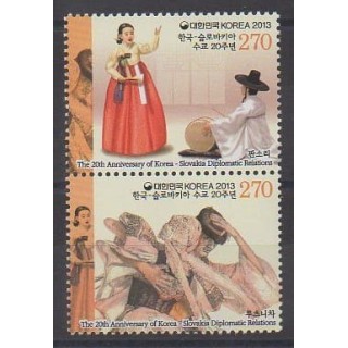 Buy this set of stamps of South Korea of the year 2013 (Nb 2723/2724).