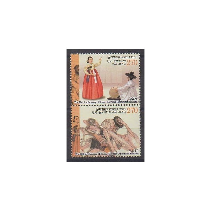 Buy this set of stamps of South Korea of the year 2013 (Nb 2723/2724).