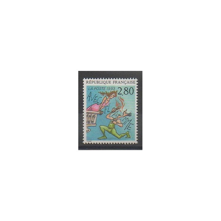 Stamps - France - Varieties - 1993 - Nb 2840a