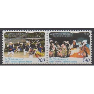 Buy this set of stamps of South Korea of the year 2014 (Nb 2816/2817).