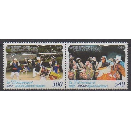 South Korea - 2014 - Nb 2816/2817 - Folklore - Various Historics Themes