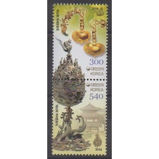 Acheter cette série de timbres de Corée du Sud de l'année 2014 (No 2809/2810).