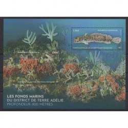 French Southern and Antarctic Lands - Blocks and sheets - 2025 - BF Les fonds marins - Sea life