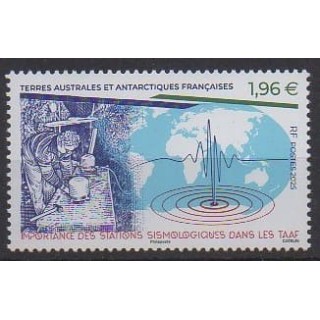 Buy this stamp of FSAL of the year 2025 (Stations sismologiques).