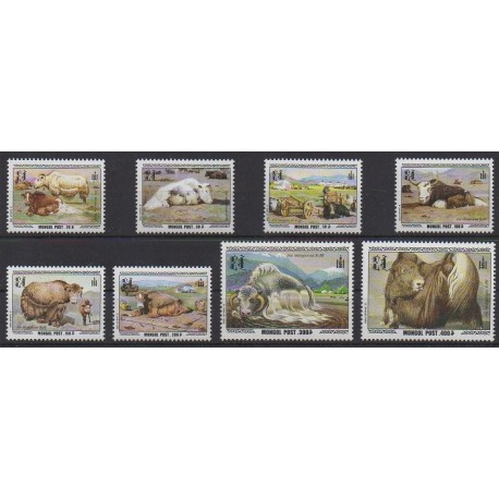 Mongolia - 1998 - Nb 2219/2226 - Mamals