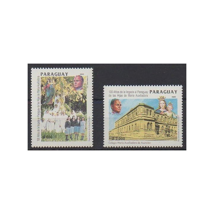 Acheter cette série de timbres du Paraguay de l'année 2000 (No 2803/2804).