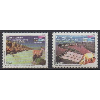 Acheter cette série de timbres du Paraguay de l'année 2000 (No 2799/2800).