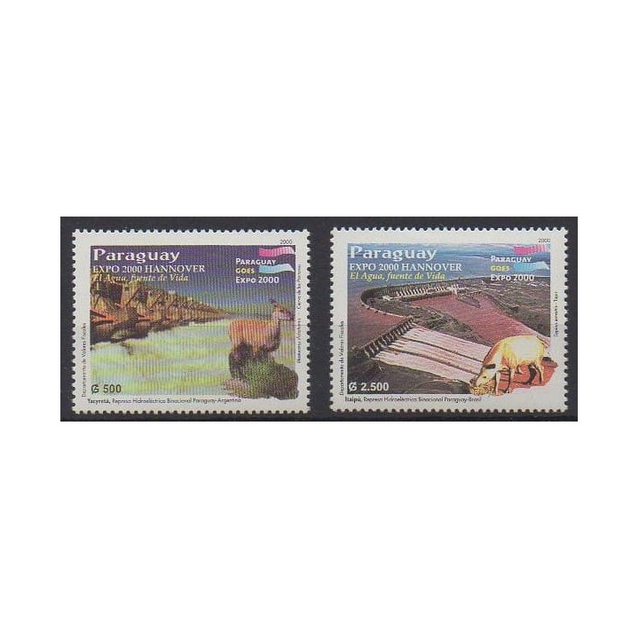 Acheter cette série de timbres du Paraguay de l'année 2000 (No 2799/2800).