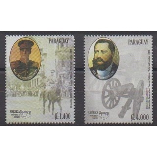 Acheter cette série de timbres du Paraguay de l'année 2014 (No 3168/3169).