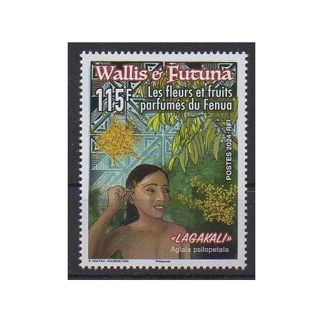 Wallis et Futuna - 2024 - No 996 - Fleurs - Fruits ou légumes