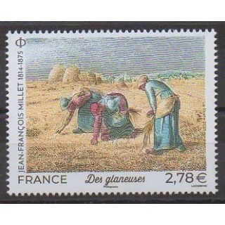 Buy this stamp of France of the year 2025 (JF Millet - Des glaneuses).