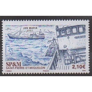 Buy this stamp of Saint-Pierre et Miquelon of the year 2025 (Jan Maria).