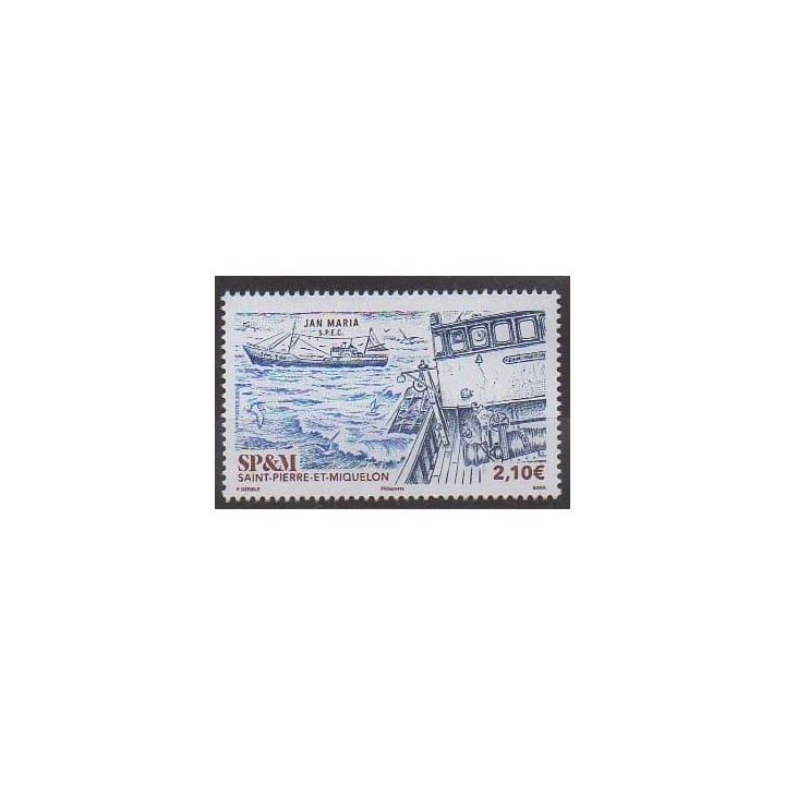 Buy this stamp of Saint-Pierre et Miquelon of the year 2025 (Jan Maria).