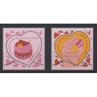 Buy these stamps of France of the year 2025 (Pierre Hermé).