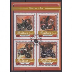 Maldives - 2017 - No 5578/5581 - Motos - Oblitérés