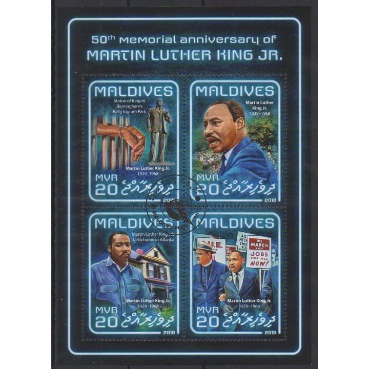 Acheter cette série de timbres des Maldives de l'année 2018 (No 6198/6201). - Oblitéré
