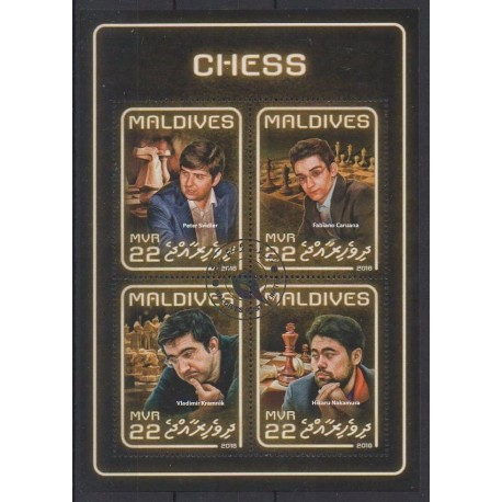 Maldives - 2018 - Nb 6250/6253 - Chess - Used