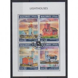 Maldives - 2018 - Nb 6422/6425 - Lighthouses - Used