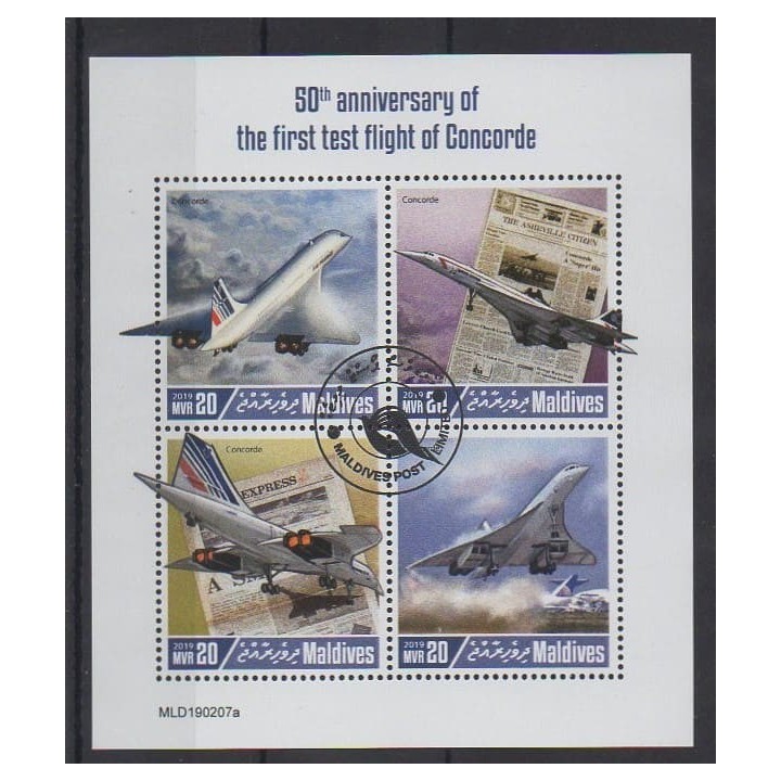 Acheter cette série de timbres des Maldives de l'année 2019 (No 6759/6762). - Oblitéré