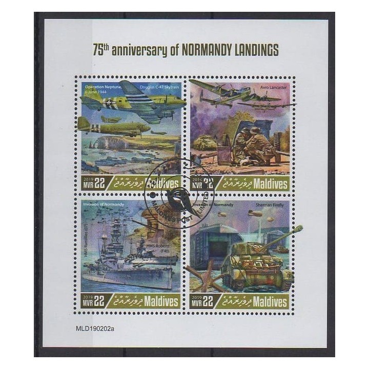 Acheter cette série de timbres des Maldives de l'année 2019 (No 6739/6742). - Oblitéré