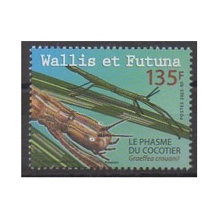 Acheter ce timbre de Wallis et Futuna de l'année 2025 (Le phasme du cocotier).