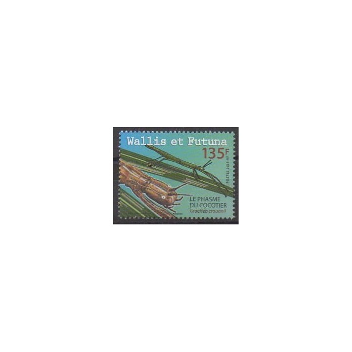 Buy this stamp of Wallis et Futuna of the year 2025 (Le phasme du cocotier).