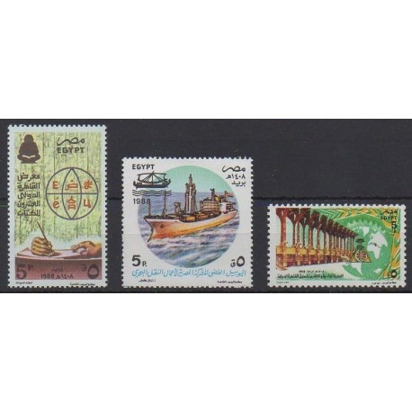 Égypte - 1988 - No 1351/1353