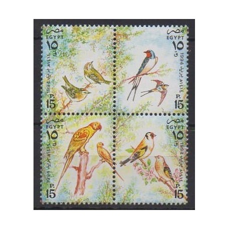 Égypte - 1994 - No 1506/1509 - Oiseaux