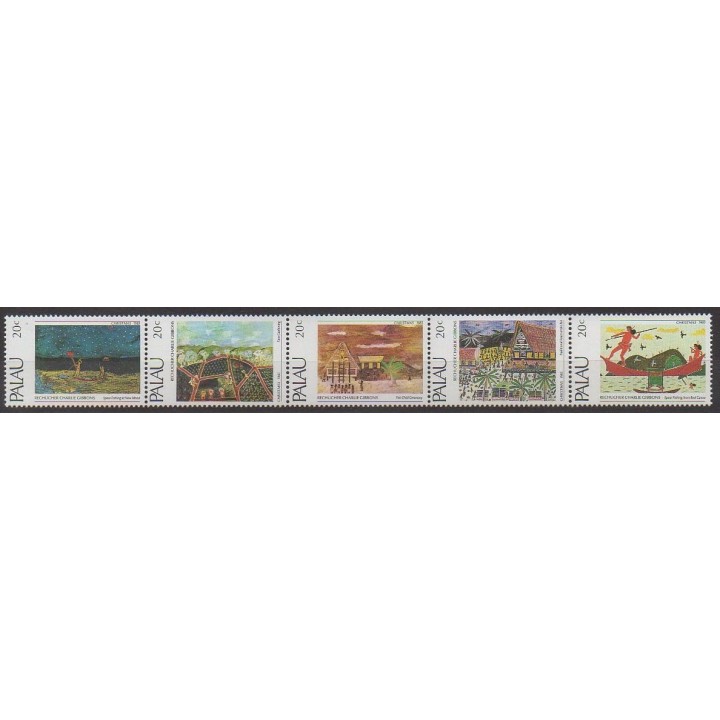 Buy this set of stamps of Palau of the year 1983 (Nb 19/23).