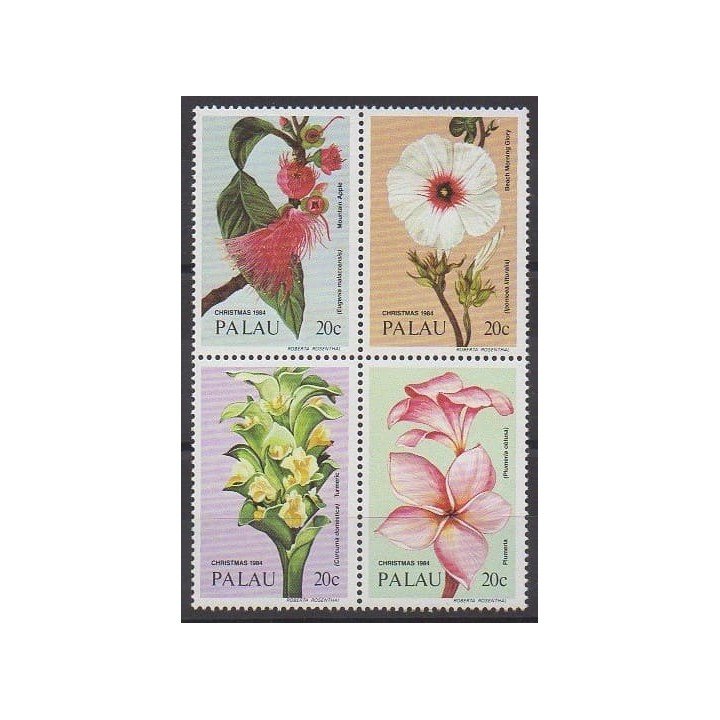Buy this set of stamps of Palau of the year 1984 (Nb 57/60).
