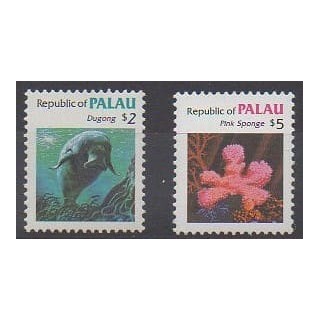 Buy this set of stamps of Palau of the year 1984 (Nb 55/56).
